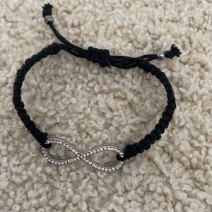 Black Infinity Bracelet